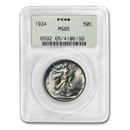 1934 Walking Liberty Half Dollar MS-65 PCGS (OGH) 1934 Walking Liberty Half Dollar MS-65 PCGS (OGH)